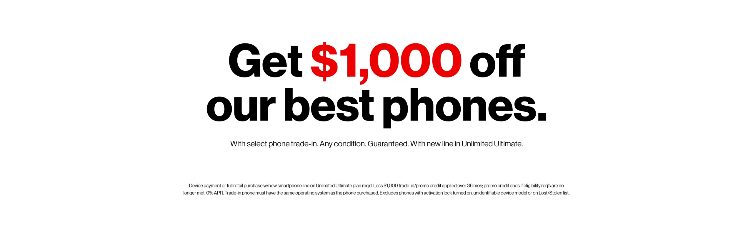 Get $1,000 off our best phones.