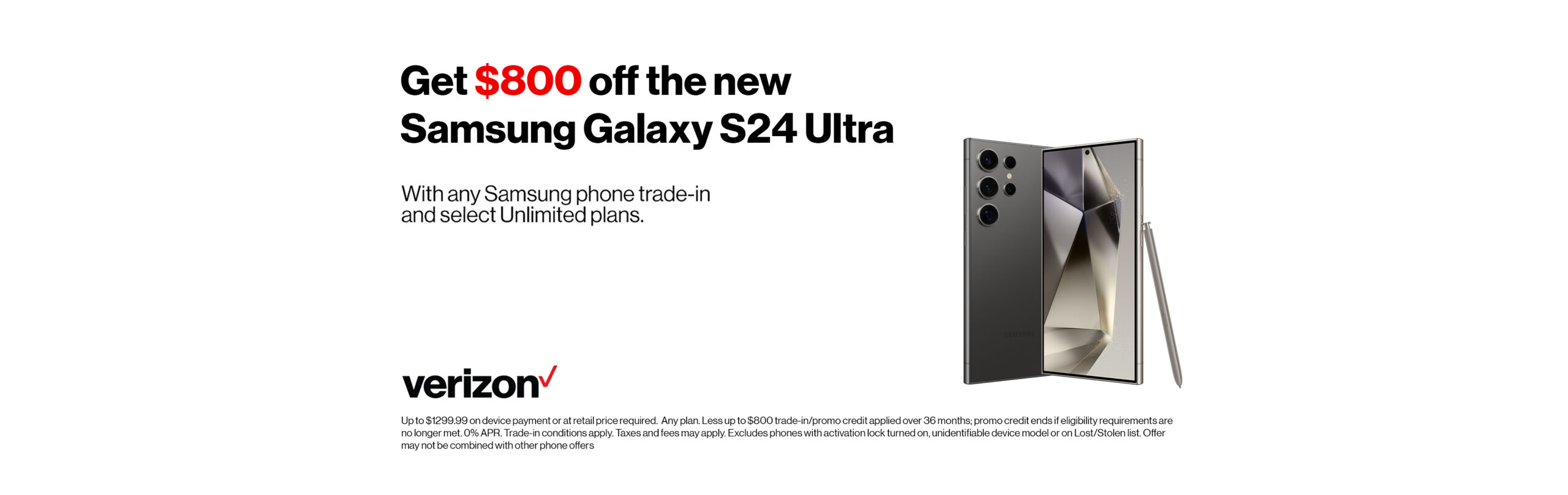 $800 off Samsung Galaxy S24