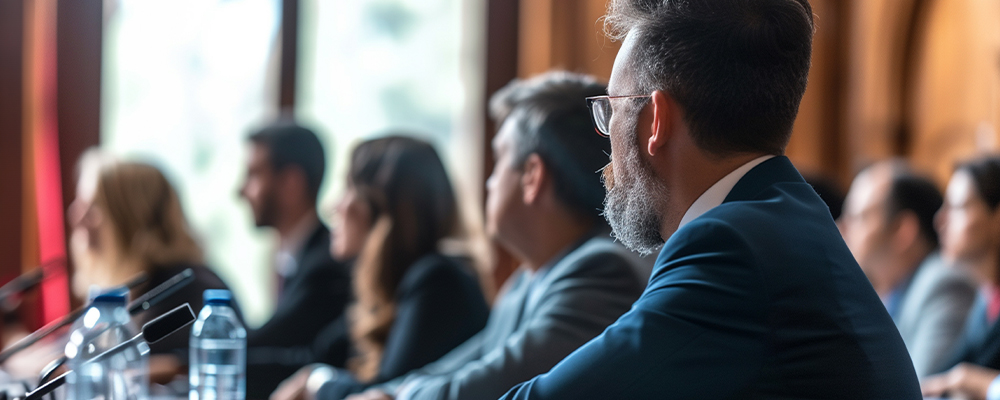 Business Leaders having a conference