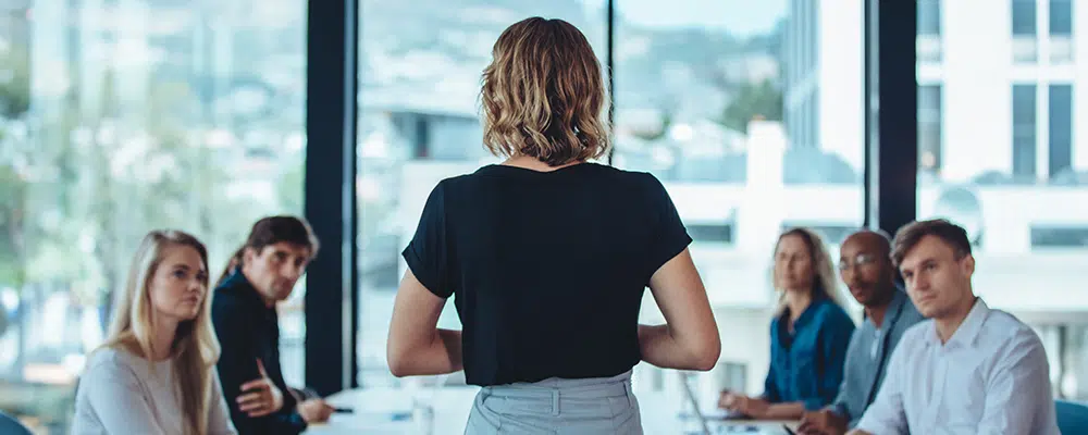 Meeting about leadership