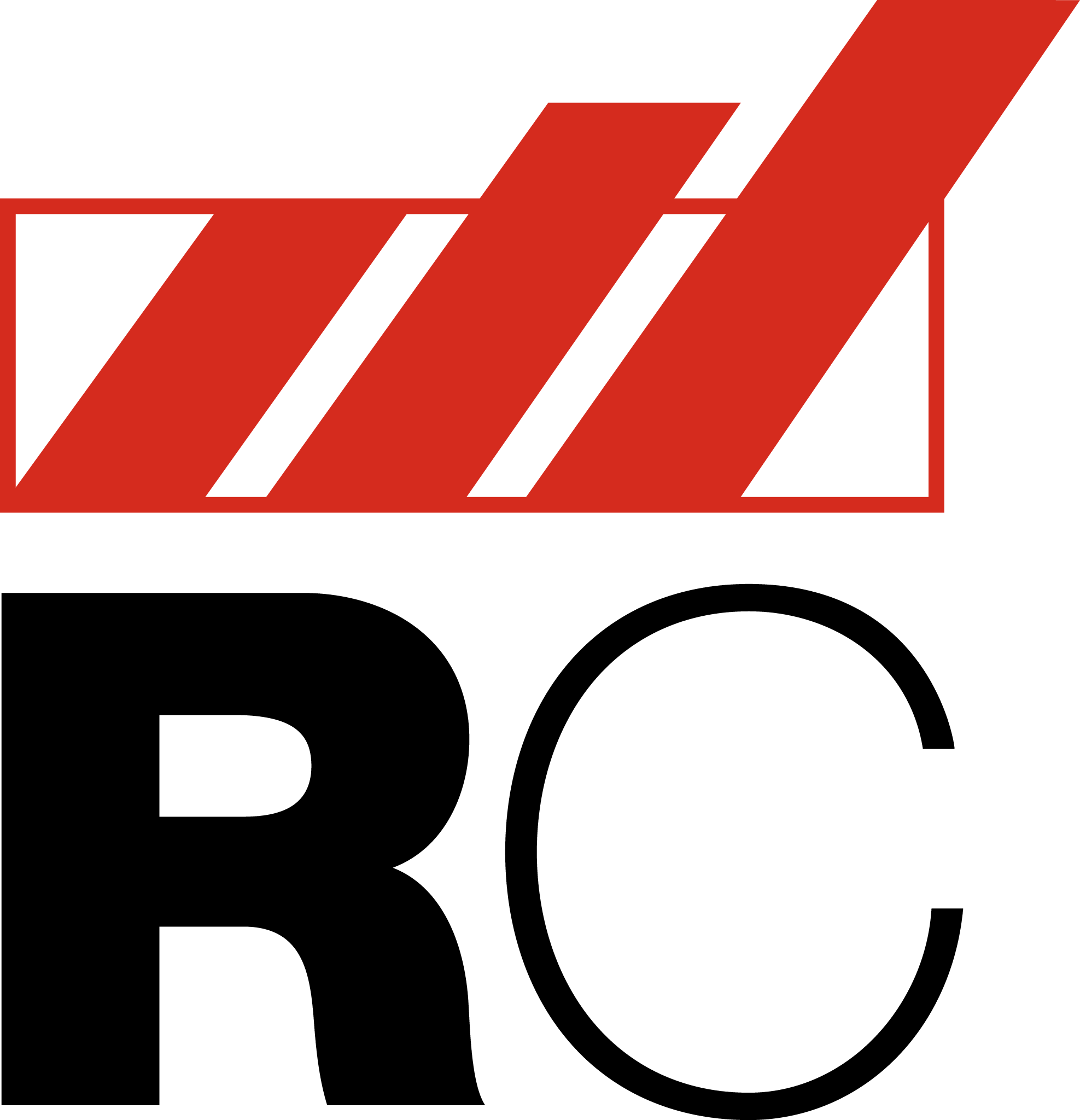 Russell Cellular logo Color Vertical Reduced