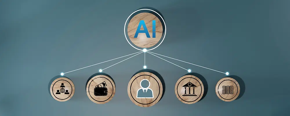 AI shown branches through separate departments