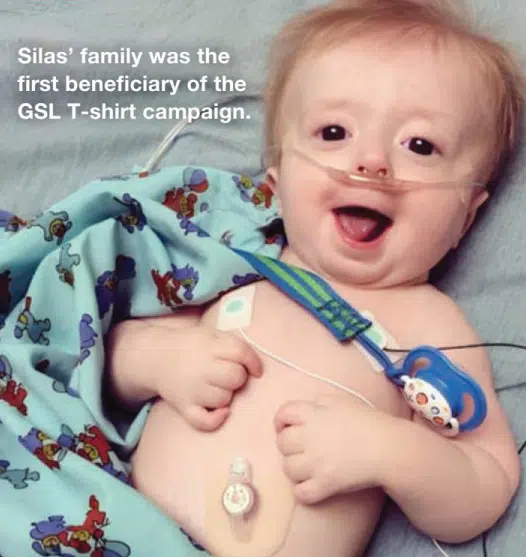 Picture of a baby receiving care at a hospital