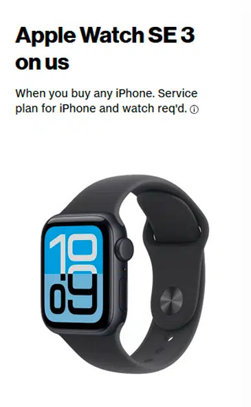 Apple Watch SE 3 On Us
