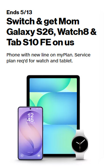 Samsung Watch & Tab On Us