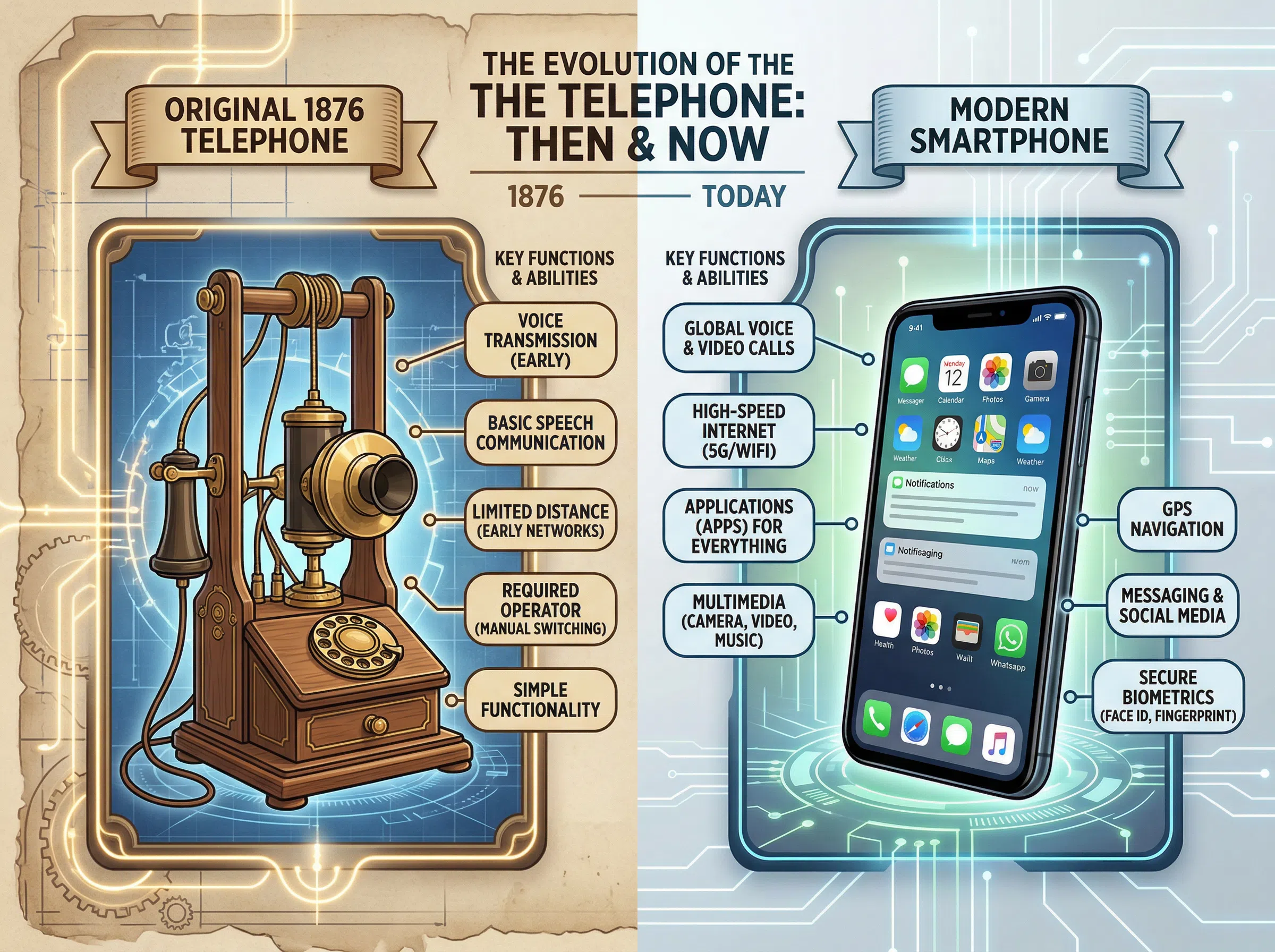 antique to futuristic