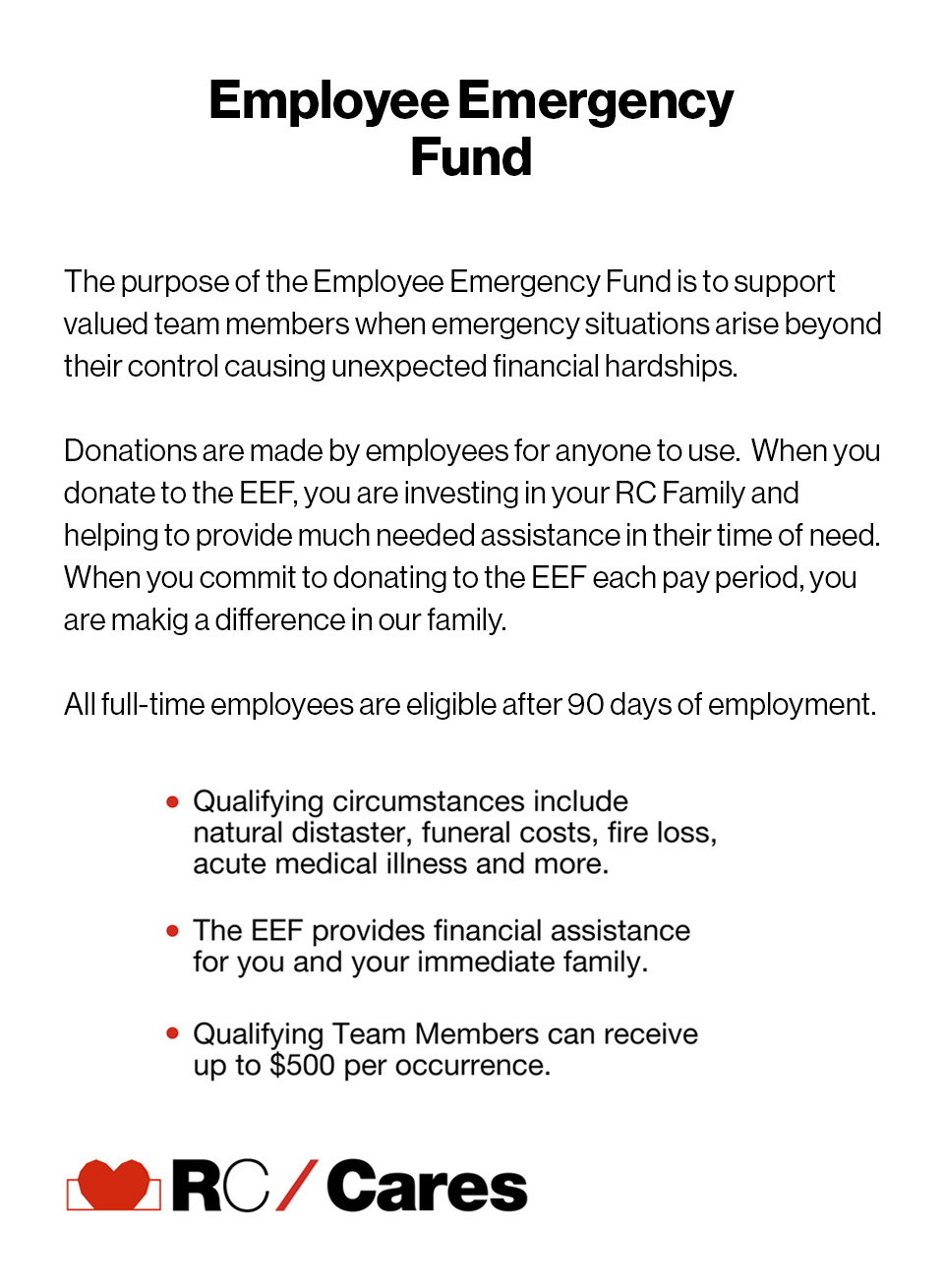 Employee Emergency Fund