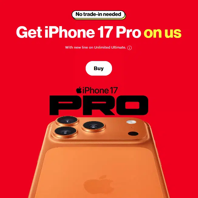 iPhone 17 Pro On Us
