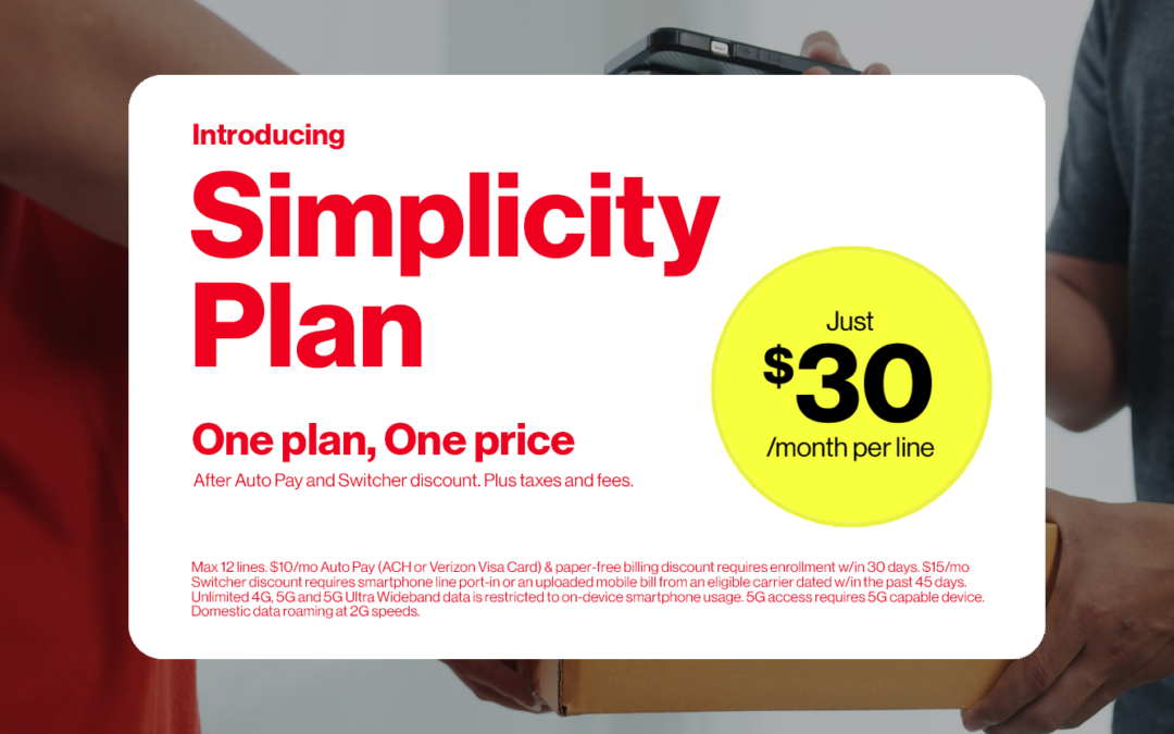 Verizon Simplicity Plan: The Easiest, Most Affordable Wireless Option Yet