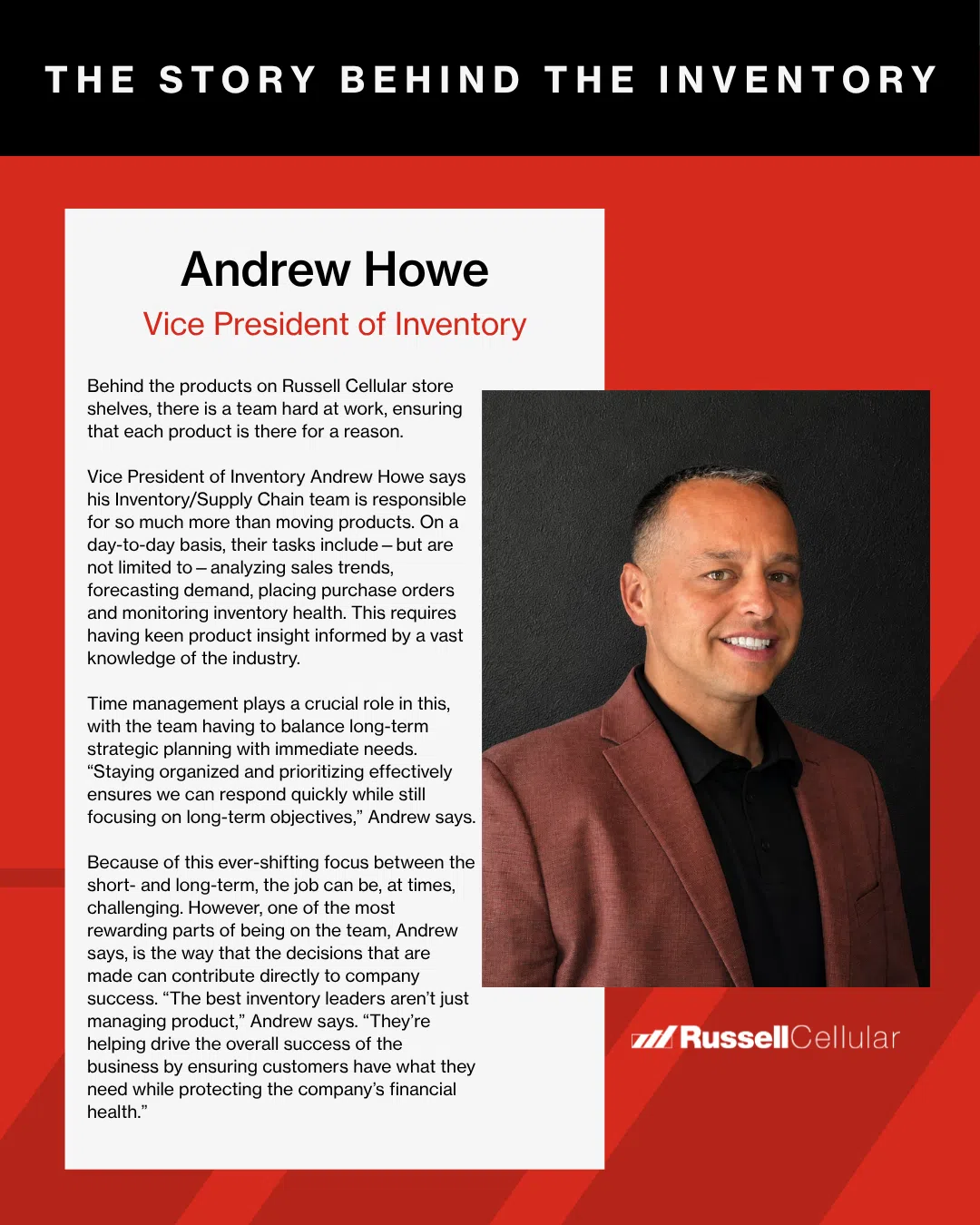 russell cellular expository article on inventory department