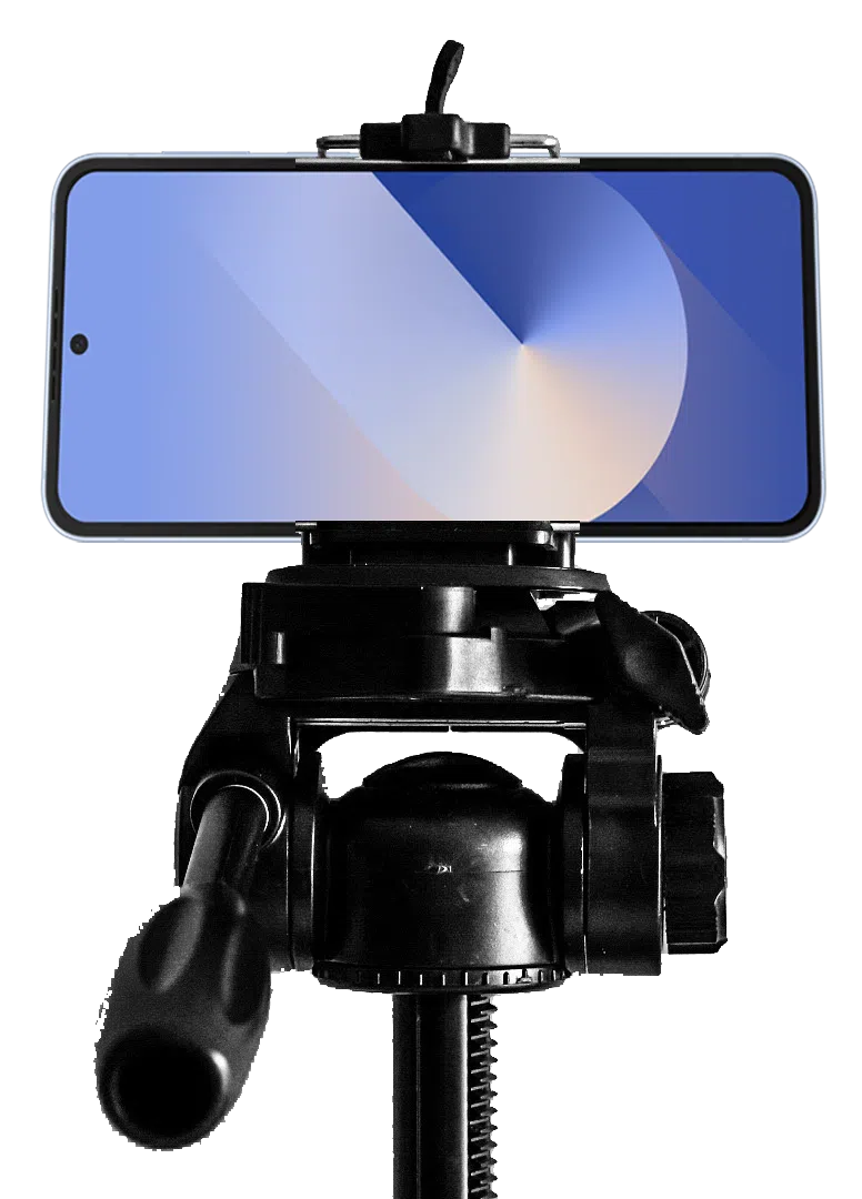 smartphone on camera tripod - blog how to set timer - october 2026